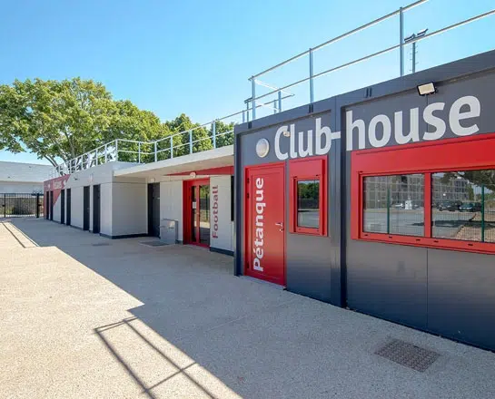Construction club house football et pétanque
